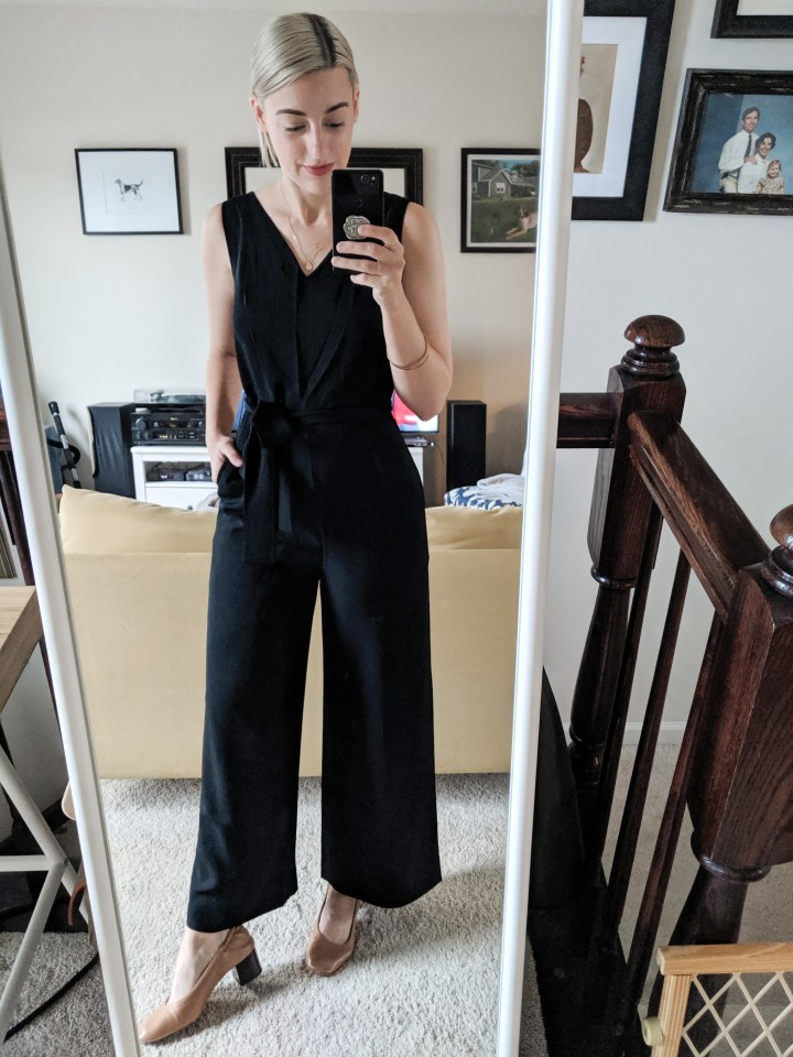 everlane goweave jumpsuit review