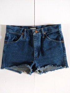 reformation jean shorts