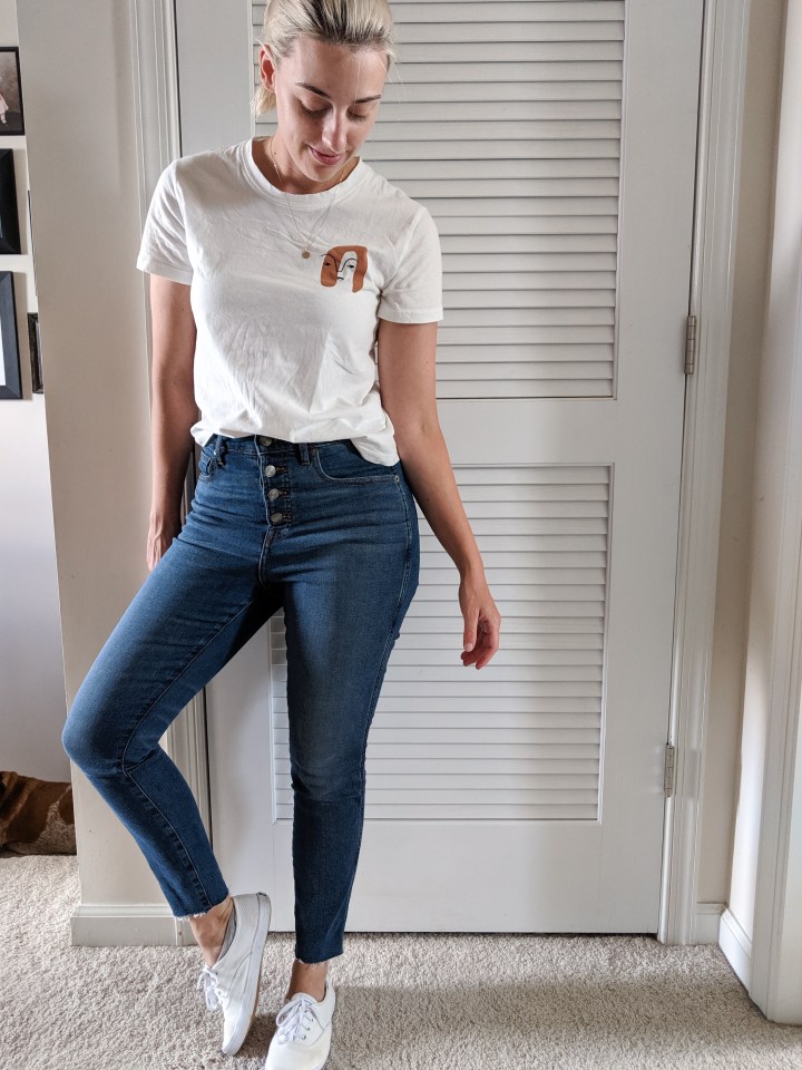 everlane button fly jeans