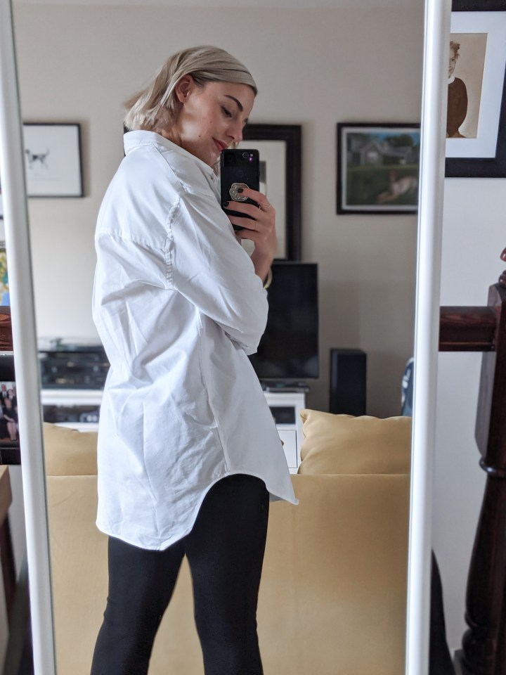 kotn oversized oxford back