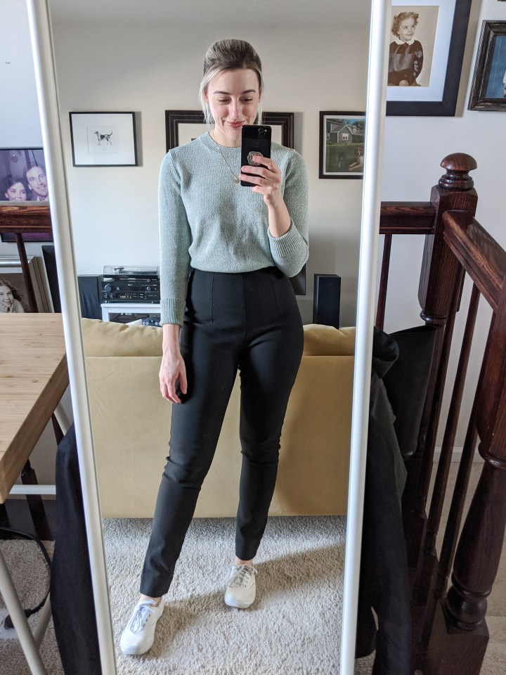everlane soft cotton crew outfit
